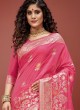 Pink Color Art Silk Saree